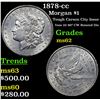 Image 1 : 1878-cc Morgan Dollar $1 Grades Select Unc