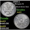 Image 1 : 1889-o Morgan Dollar $1 Grades Select Unc