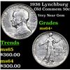 Image 1 : 1936 Lynchburg Old Commem Half Dollar 50c Grades Choice+ Unc