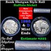 Image 1 : Buffalo Nickel Shotgun Roll in Old Bank Style 'Bell Telephone'  Wrapper 1926 & d Mint Ends