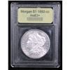 Image 4 : ***Auction Highlight*** 1892-cc Morgan Dollar $1 Graded Select+ Unc By USCG (fc)