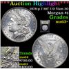 Image 1 : ***Auction Highlight*** 1878-p 7/8tf 7/0 Vam 30 Morgan Dollar $1 Graded Select+ Unc By USCG (fc)