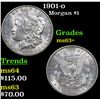 Image 1 : 1901-o Morgan Dollar $1 Grades Select+ Unc