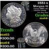 Image 1 : 1881-s Morgan Dollar $1 Grades Choice+ Unc