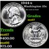 Image 1 : 1944-s Washington Quarter 25c Grades GEM++ Unc