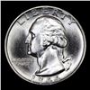 Image 2 : 1944-s Washington Quarter 25c Grades GEM++ Unc