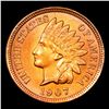 Image 2 : ***Auction Highlight*** 1907 Indian Cent 1c Graded GEM Unc RD By USCG (fc)