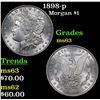 Image 1 : 1898-p Morgan Dollar $1 Grades Select Unc
