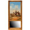 Image 1 : 19th century trumeau mirror with Napoleon.