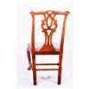 Image 12 : Pair of Chippendale side chairs.