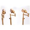 Image 6 : Three brass floor lamps.