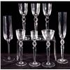 Image 4 : 15 crystal glasses. *