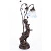 Image 4 : Cast bronze table lamp.