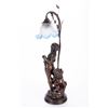 Image 8 : Cast bronze table lamp.