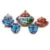 Image 1 : Five cloisonne bowls.