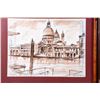Image 2 : Two wash sketches of Venice on Gritti Palace Hotel stationary signed lower right: James L. Callahan.