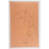 Image 2 : Graphite on paper study of three nudes signed Haliman lower left.