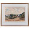 Image 1 : A watercolor landscape attributed to A. E. Vokes (1874-1964).