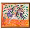 Image 1 : Gouache on paper of dancers attributed on artwork to Boris Gregoriev (1886-1939) signed in Cyrilic l
