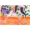 Image 6 : Gouache on paper of dancers attributed on artwork to Boris Gregoriev (1886-1939) signed in Cyrilic l