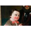 Image 4 : A 19th century oil on canvas portrait of a father and child.