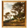 Image 1 : A 20th century landscape on board.