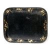 Image 1 : A Victorian ebonized tole tray.