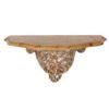 Image 1 : A faux marble topped bracket/console.