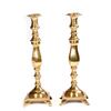 Image 1 : Pair of brass candlesticks.