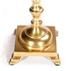 Image 4 : Pair of brass candlesticks.