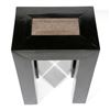 Image 2 : Three ebonized stone topped low tables.
