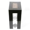 Image 3 : Three ebonized stone topped low tables.