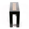 Image 7 : Three ebonized stone topped low tables.