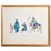 Image 1 : Chinese painting on silk.