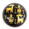 Image 1 : Russian Inlay Straw and Lacquer Wood Box