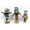 Image 1 : 3 Native American Navajo Kachina Dolls