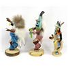 Image 2 : 3 Native American Navajo Kachina Dolls