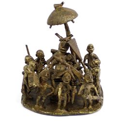 Antique Benin Kingdom Nigeria, African Bronze