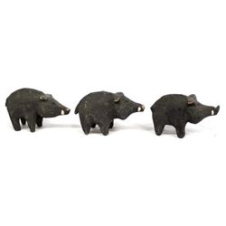 3 Mata Ortiz Pottery Javelinas