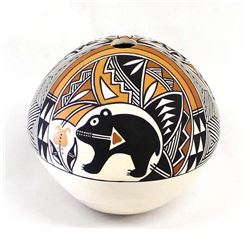 Acoma Pottery Seed Jar by Yolanda Trujillo