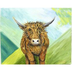 Original Oil Painting ''Argyle'' by Savarese