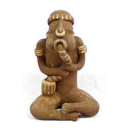 PreColumbian Medicine Man Pottery Replica