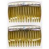 Image 1 : Navajo Sterling Turquoise Hair Combs by Dalgai