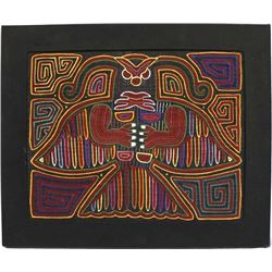 Rare Kuna Indian Owl Mola