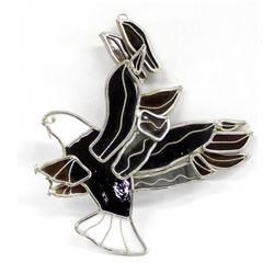 Stained Glass Eagle Hanging Decor