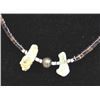 Image 2 : Navajo Shell Heishi & Turquoise Nugget Necklace