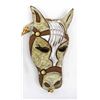 Image 1 : Handcrafted Glazed Slab Pottery Horse Head Decor