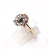 Image 2 : 14K Yellow Gold and Diamond Ring, Size 6.5