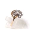 Image 3 : 14K Yellow Gold and Diamond Ring, Size 6.5