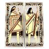 Image 1 : 2 Native American Style Mirrors